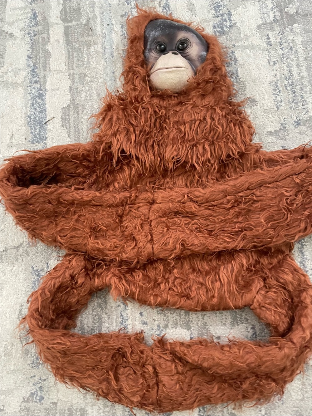 Baby orangutan arm puppet